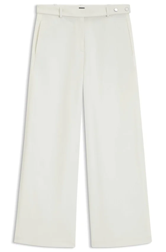 Relaxed-fit trousers in cotton canvas Relaxed-fit trousers in cotton canvas