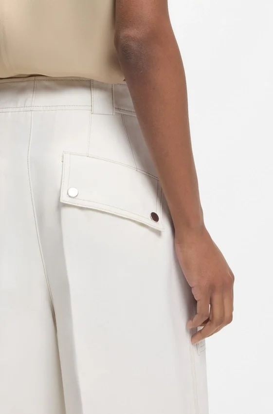 Relaxed-fit trousers in cotton canvas Relaxed-fit trousers in cotton canvas