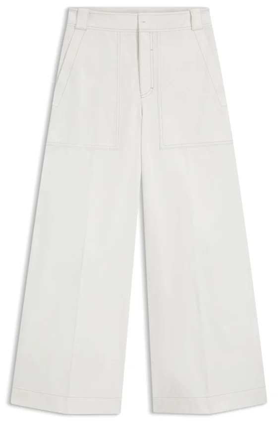 Relaxed-fit trousers in cotton canvas Relaxed-fit trousers in cotton canvas