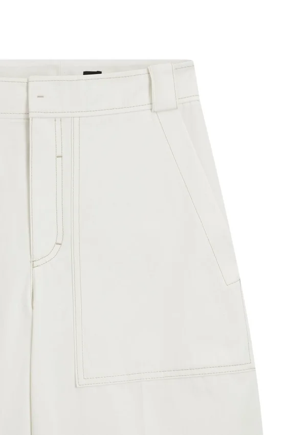 Relaxed-fit trousers in cotton canvas Relaxed-fit trousers in cotton canvas
