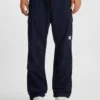 Relaxed-fit trousers in denim-look ripstop