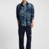 Relaxed-fit trousers in denim-look ripstop