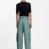 Relaxed-fit trousers in drapey twill