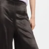 Relaxed-fit trousers in lustrous twill