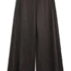 Relaxed-fit trousers in lustrous twill