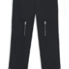 Relaxed-fit trousers in mercerised herringbone cotton