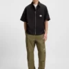 Relaxed-fit trousers in ripstop fabric