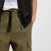 Relaxed-fit trousers in ripstop fabric