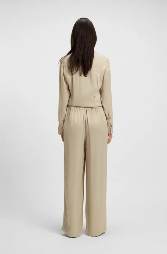 Relaxed-fit trousers in satin Relaxed-fit trousers in satin