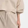 Relaxed-fit trousers in taffeta