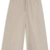 Relaxed-fit trousers in taffeta