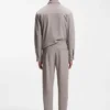 Relaxed-fit trousers in waffle fabric