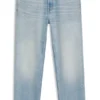 Relaxed-tapered-fit jeans in bright-blue denim Relaxed-tapered-fit jeans in bright-blue denim