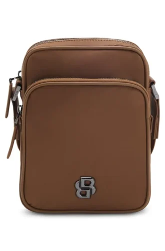 Reporter bag with Double B monogram hardware