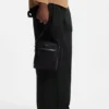 Reporter bag with leather trims