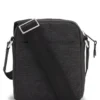 Reporter bag with leather trims