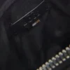 Reporter bag with leather trims