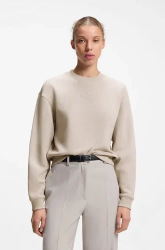 Resort-script logo sweatshirt in cotton