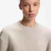 Resort-script logo sweatshirt in cotton