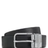 Reversible belt in Italian leather