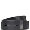 Reversible belt in Italian leather