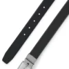 Reversible belt in Italian leather