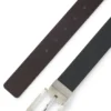 Reversible belt in Italian leather