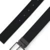 Reversible belt with monogrammed Italian leather