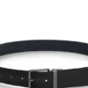 Reversible belt with monogrammed Italian leather