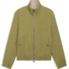 Reversible jacket in peached fabric
