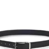 Reversible leather belt with smooth and textured finishes Reversible leather belt with smooth and textured finishes