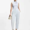 Ribbed top with mock neckline Ribbed top with mock neckline