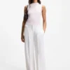 Ribbed top with mock neckline Ribbed top with mock neckline