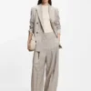 Ribbed top with mock neckline Ribbed top with mock neckline
