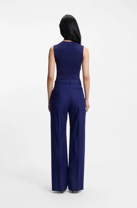 Ribbed top with mock neckline Ribbed top with mock neckline