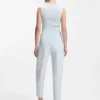 Ribbed top with mock neckline Ribbed top with mock neckline
