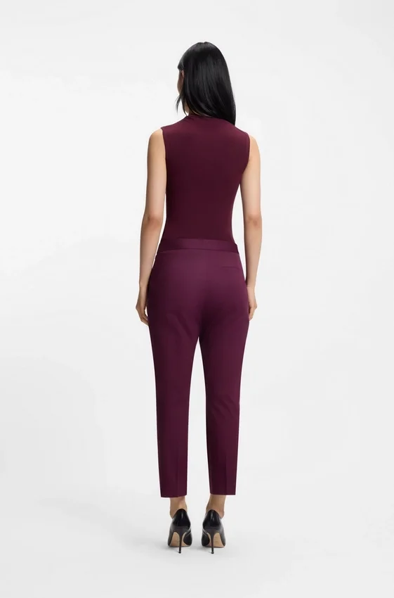 Ribbed top with mock neckline Ribbed top with mock neckline