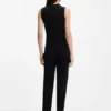 Ribbed top with mock neckline Ribbed top with mock neckline