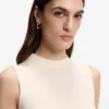 Ribbed top with mock neckline Ribbed top with mock neckline