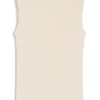 Ribbed top with mock neckline Ribbed top with mock neckline