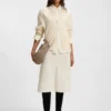 Ribbed-trim cardigan in cashmere