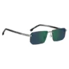 Rimless sunglasses with colored lenses and Double B monogram Rimless sunglasses with colored lenses and Double B monogram