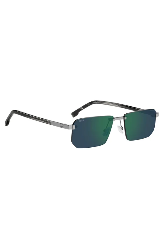 Rimless sunglasses with colored lenses and Double B monogram Rimless sunglasses with colored lenses and Double B monogram