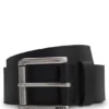 Roller-buckle belt in leather Roller-buckle belt in leather