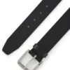 Roller-buckle belt in leather Roller-buckle belt in leather