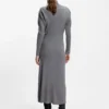 Rollneck sweater dress in virgin wool