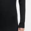 Rollneck sweater dress in virgin wool