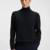 Rollneck sweater in cashmere