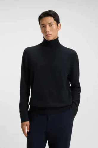 Rollneck sweater in cashmere