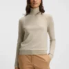 Rollneck sweater in merino wool